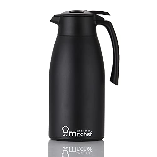 Premium Stainless Steel Thermal Coffee Carafe Double Walled Vacuum Thermos