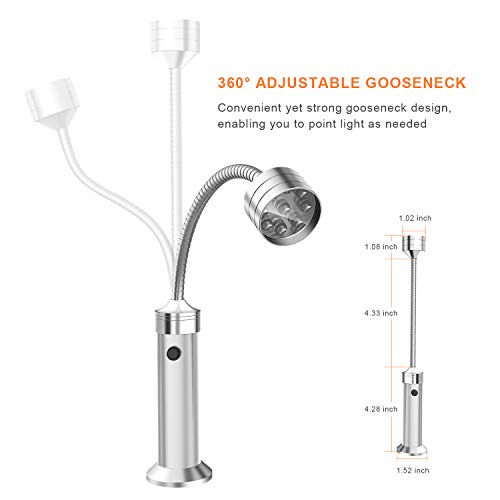 Barbecue Grill Light Magnetic LED Flexible Gooseneck Grilling Accessories