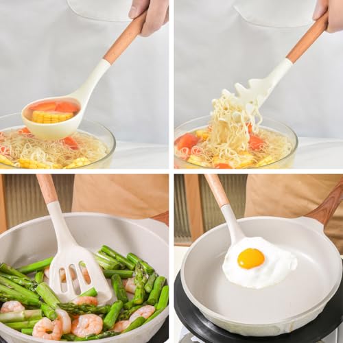 Kitchen Cooking Utensils Set 6Pcs Non (Standard 6-Piece Set / White)