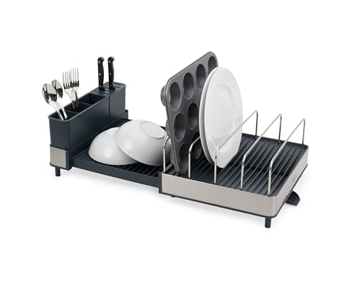 Extend Max Steel Expanding Dish Drying Rack (Max / Gray)