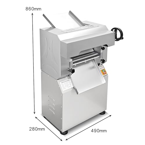 3-in-1 Commercial Pasta Maker with Dough Sheeter,Noddle Cutter & Dough Pressing Machine,Kneader,Noddle Cutter Dough Pressing Machine Suitable For Making Pizza,Noodles (3mm Noodle Knife) (Floor-standing)