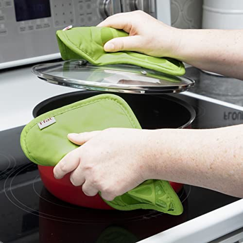 Medallion Design Pot Holder and Heating Pad (Green / Pot Holders)