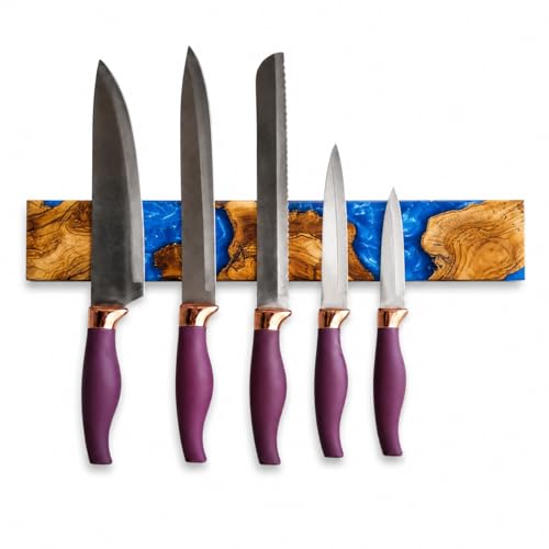 11.8 Inch Magnetic Knife Holder for Wall (Blue / 11.8IN)
