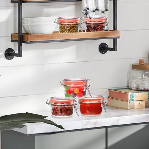 Glass Kitchen Storage Canister Mason Jars with Lids