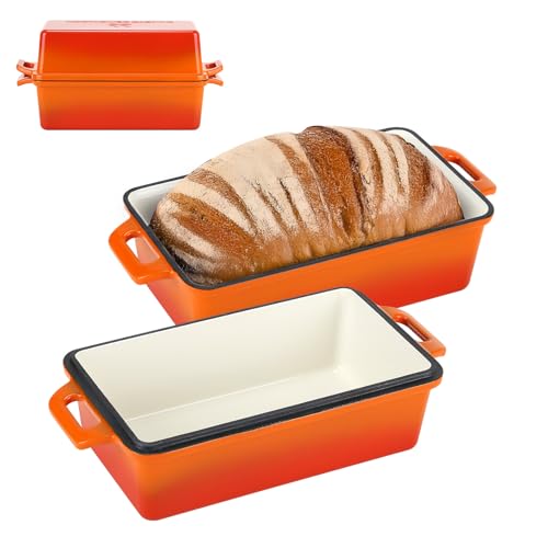 Enamel Cast Iron Bread Pan Loaf Pan COLOR