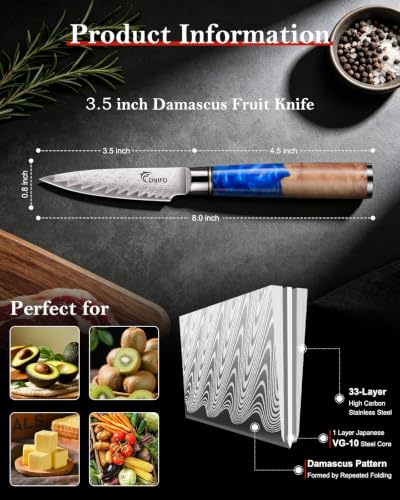 Damascus Kitchen Knives