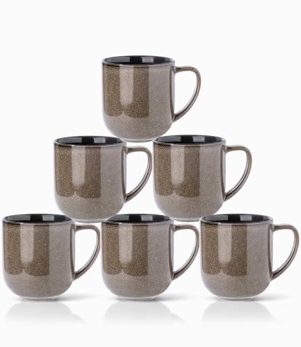 12OZ Ceramic Coffee Mugs Set of 6