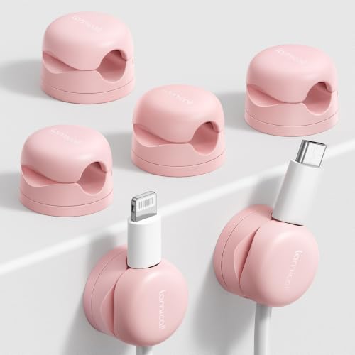 Rotatable Desk Cord Organizer Cable Management Holder Clips