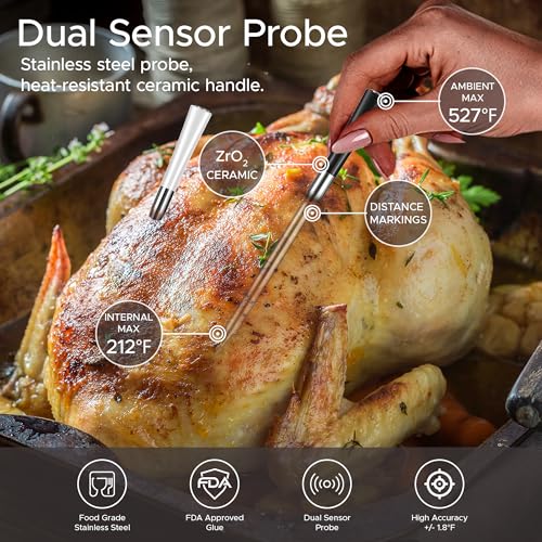 Wireless Meat Thermometer Long Range