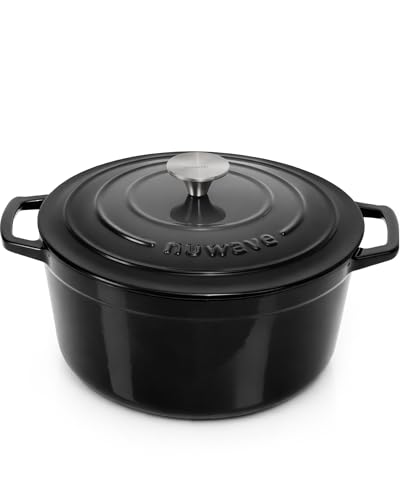 6QT Cast Iron Dutch Oven Pot with Lid