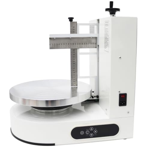 Cake Decorating Coating Machine Cream Spreading Automatic Frosting Turntable with Graduated Scraper 60