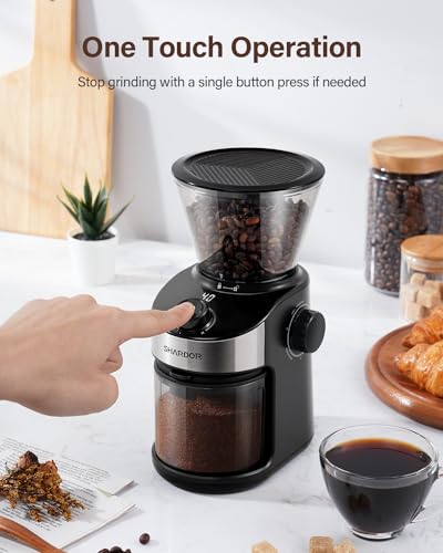 Burr Coffee Grinder Electric with 32 Grinding Sizes