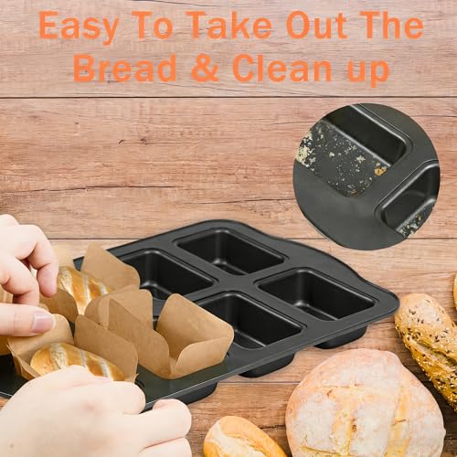 100 Pcs Parchment Paper Loaf Pan Liners for Baking Bread Loaf Pan Parchment Liners Disposable Non