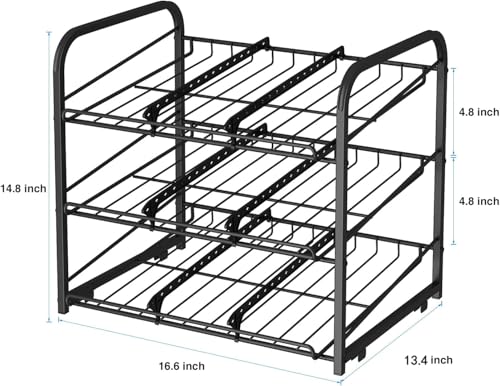 3 Tier Stackable Can Rack Organizer