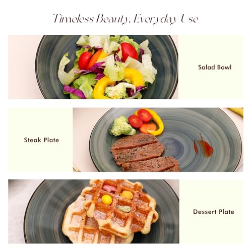 Stoneware Sonoma 56pc Plate and Bowl Set