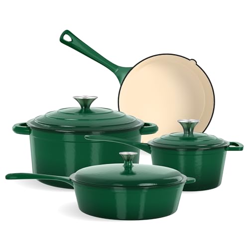 Enameled Cast Iron Cookware Sets