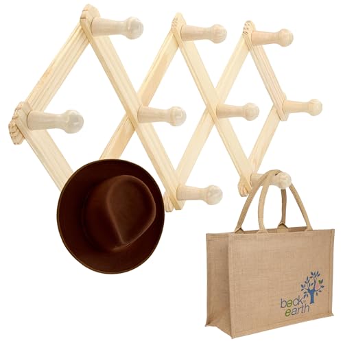 RAM PRO Accordion Style Wood Expandable Rack Hat