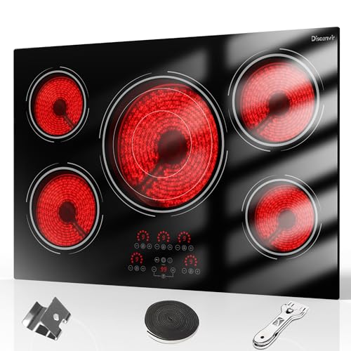 30 Inch Electric Cooktop Stove 240V