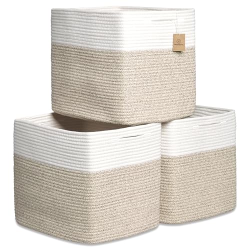 13" and Kallax Cube Rope Baskets 3