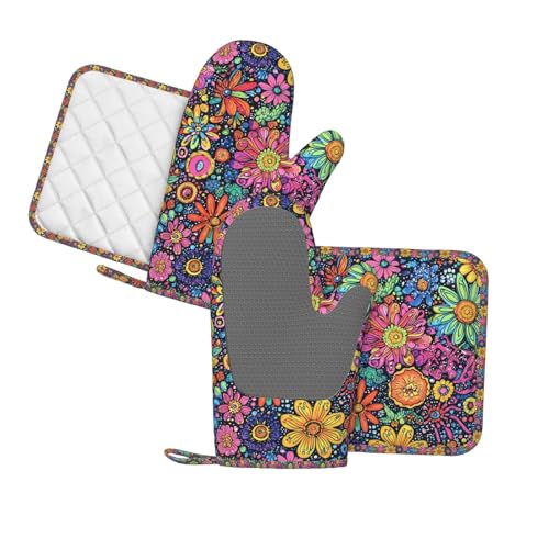 Oven Mitts and Pot Holders Set (A0969)