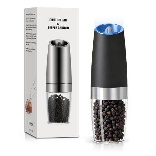 Gravity Electric Salt & Pepper Grinder With Led Light
