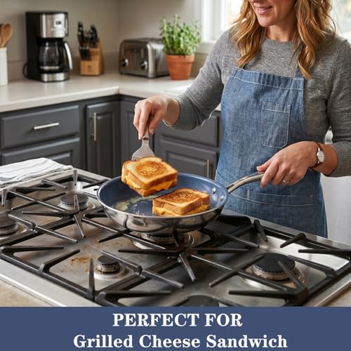 Stainless Steel Nonstick Frying Pan Set