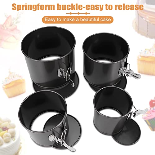 4Pcs Premium Springform Pan Nonstick