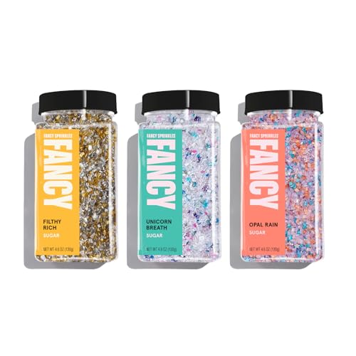 Fancy Sugars Sparkling Pearlescent Sugar Crystals For Cocktail Rims