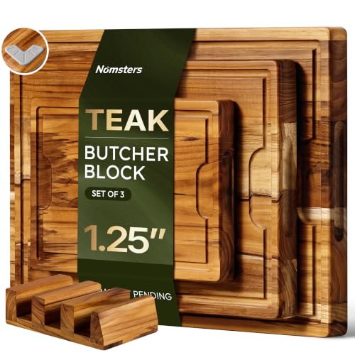 3 Piece Teak Cutting Board Set (Multiple Sizes (Set of 3))