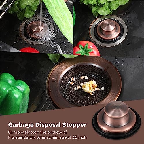 3 Pcs Sink Plug Stopper Disposal Drain Strainer