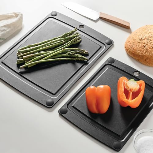 All in One Slate Cutting Board (11.5"L x 9"W / Slate/Black)