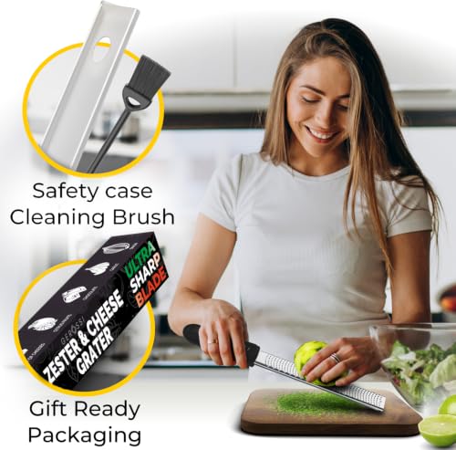 Stainless Steel Lemon Zester with Handle