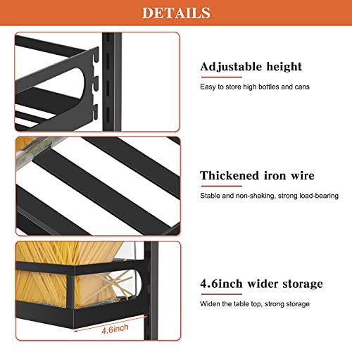 Wall Mount Spice Rack Organizer