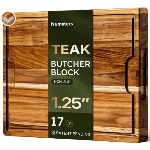 17 x 12 in Teak Cutting Board (17"L x 12"W)