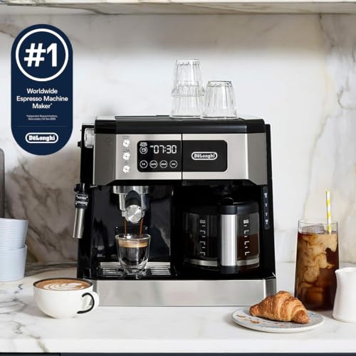 All-in-One Espresso & Coffee Maker, 10-Cup Pot, Milk Frother (All In One Combination)