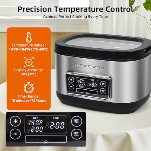 8 Quart Sous Vide Machine (Sous Vide Cooker+ Seal Bags)