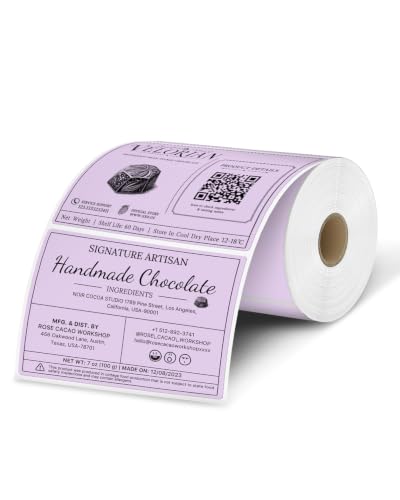 2"x2" Square Thermal Labels