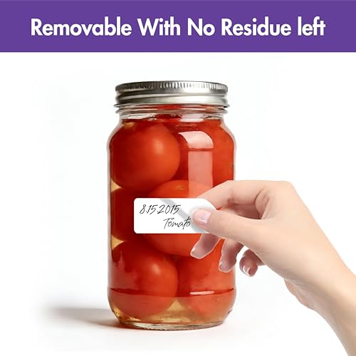 Blank Removable Freezer Labels