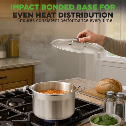 Stainless Steel Food Grade Heavy Duty Large Stock Pots