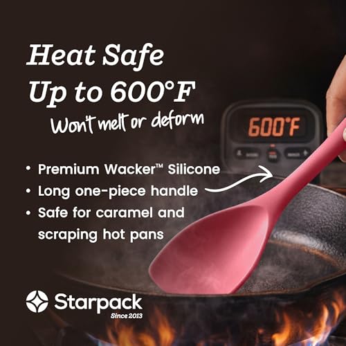 Starpack Like a Boss XL Silicone Cooking Utensils Set (Earthy Pink / XL Size Set of 6, 13.5")