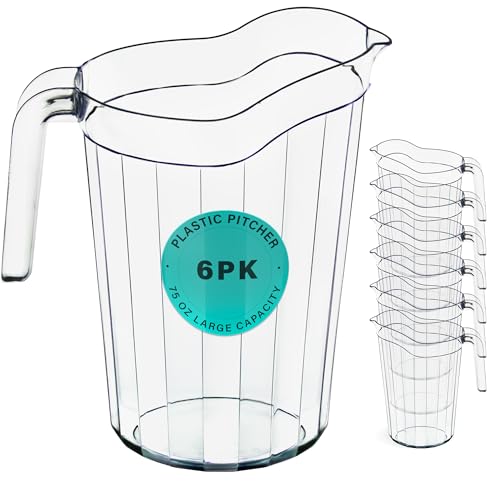 Pack 75 oz Polycarbonate Pitchers