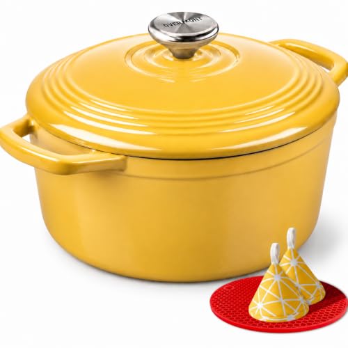 Enameled Cast Iron Dutch Oven