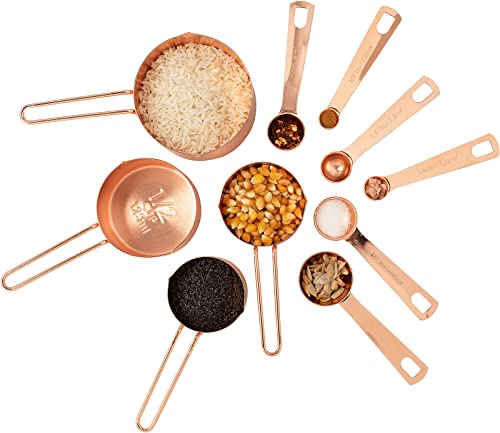 Gold Measuring Cups & Measuring Spoons 10