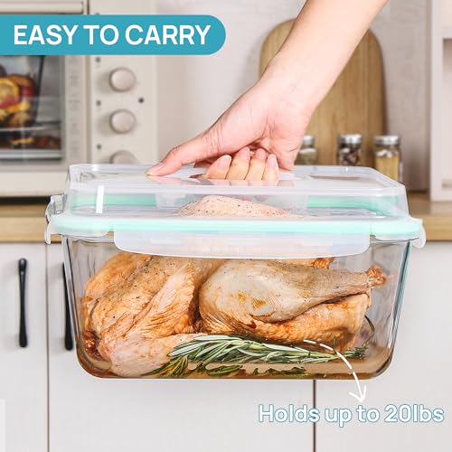 Extra Large Glass Food Storage Containers
