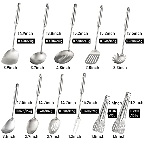 304 Stainless Steel Cooking Utensils Set