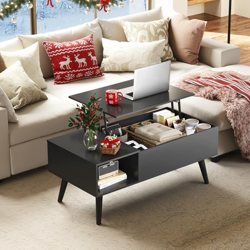 Lift Top Coffee Table with Hidden Storage