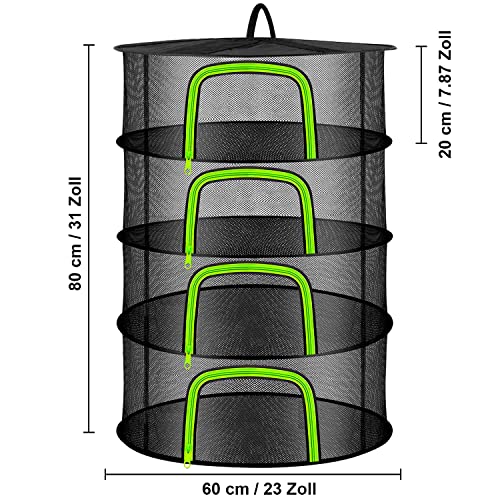 Herb Drying Rack Hanging Mesh Dry Net Basket for Herbs Plants Flower Vegetables Spices Fish Food