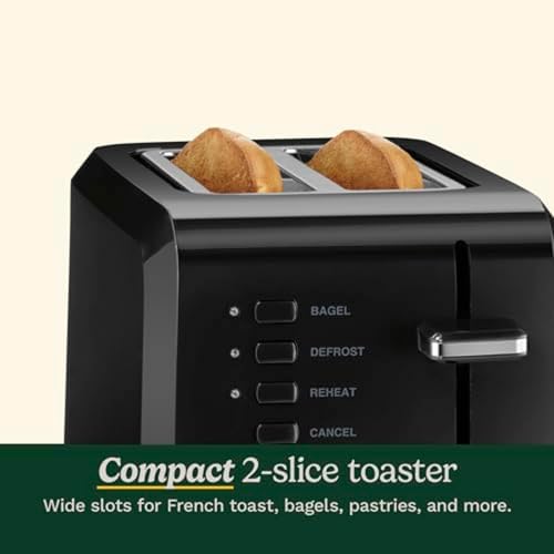 CPT-122 2-Slice Compact Plastic Toaster