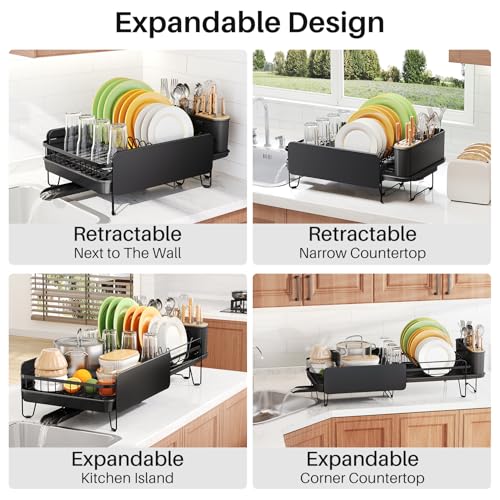 Large Dish Drying Rack for Kitchen Counter