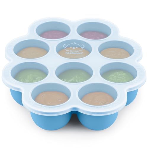 Silicone Baby Food Freezer Tray with Clip